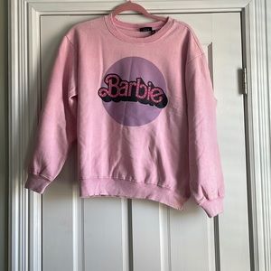 Barbie rhinestoned crewneck sweatshirt
